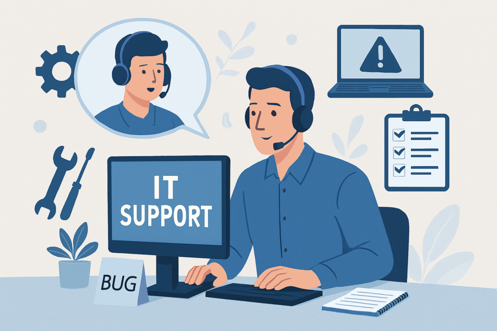 I am Looking for IT Support Engineer